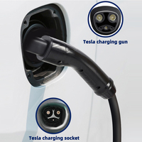Pistolet de charge haute puissance 50A, prise de station de charge, adapté au connecteur de câble de charge de véhicule électrique de type L Tesla S/3/X/Y