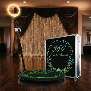 Cabine d'expérience vidéo 360° automatisée à rotation 360°, installation sur pied, capacité de charge 350 kg, compatible iPad, appareils photo reflex numériques, smartphones et caméras - Product Image 3