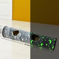 Tunnel pour chat PKY, pliable, tunnel de jeu interactif pour animaux de compagnie avec balle, tunnel de jeu pour chatons d'intérieur