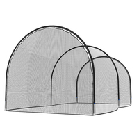 Cage de frappe portable robuste pour entraînement en extérieur, équipement de baseball et softball, filet de baseball pour cages