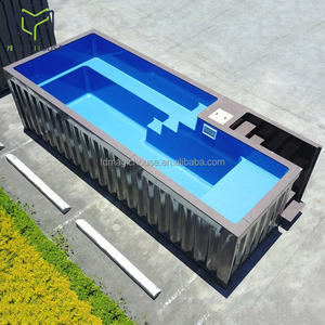 Piscina de Contenedor Marítimo Magic House, Piscina Elevada con Jacuzzi, Chorro de Agua y Equipamiento Completo - Product Image 5