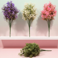 Bouquet de fleurs artificielles faites à la main à prix abordable pour le Nouvel An chinois, les mariages, les remises de diplômes, les plantes de simulation, la décoration de bureau et de fête