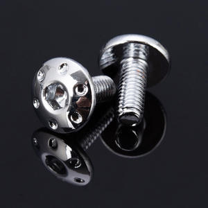 Accesorios para Motocicleta, Botón de Freno de Titanio Quemado, Tornillo Hexagonal Y15ZR, Accesorio Decorativo Hexagonal de Seis Orificios - Product Image 4