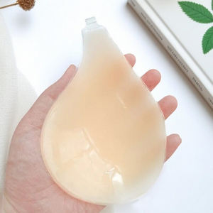 Lepel Vorm Zelfklevende Hefbeha Siliconen Strapless Bh Met Push-Up Pad Onzichtbare Voorkant Sluiting Tepel Pasteitjes - Product Image 4