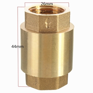 Venta de liquidación COVNA B2B: Válvula de retención antirretorno en línea de latón de 1/2 pulgada, 200 WOG, rosca hembra BSPP, tipo elevación vertical con resorte - Product Image 4