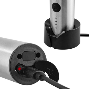 <span class=keywords><strong>Mousseur</strong></span> à <span class=keywords><strong>lait</strong></span> automatique Rechargeable par Usb, machines électriques à mousse en acier inoxydable à main - Product Image 4