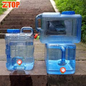 Wholesale 7.5L 10L 15L 20L Large Volume Wide Mouth Blue Mineral <strong>Water</strong> Tank <strong>Carrier</strong> With <strong>Tap</strong> - Product Image 1