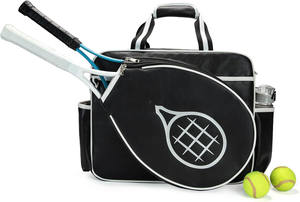 Échantillon gratuit, sac de raquette de tennis personnalisé en gros, sac à dos pour raquette de tennis avec compartiment pour chaussures - Product Image 2