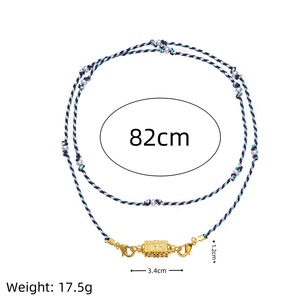 Nuevo exquisito día de San Valentín colorido <span class=keywords><strong>Tarot</strong></span> tarjeta collar creativo aceite <span class=keywords><strong>diablo</strong></span> ojo chapado en oro colgante regalos para mujeres collar - Product Image 5