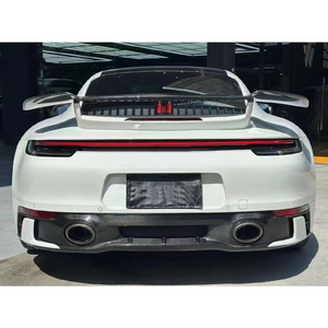 Kit de mise à niveau de lèvre arrière en fibre de carbone haute performance 2019-2024, fixation par boulons pour feux de brouillard, léger, neuf, pour 911 Carrera S 4S 992 - Product Image 4
