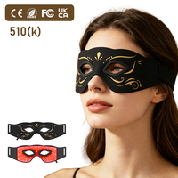 Masque oculaire LED réglable à lumière rouge avec plusieurs longueurs d'onde pour un traitement professionnel de la zone des yeux