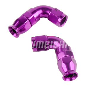 Extremo de manguera de PTFE de aluminio SUMEICHI 4AN 6AN 8AN 10AN12AN recto 180 grados 90 grados 45 grados - Product Image 4