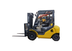 Montacargas Diésel Komatsu FD30 Usado Original Japonés de 3 Toneladas, Mástil de 4.5m, Buena Calidad con Motor Komatsu, Bajo Consumo de Combustible, en Venta - Product Image 1