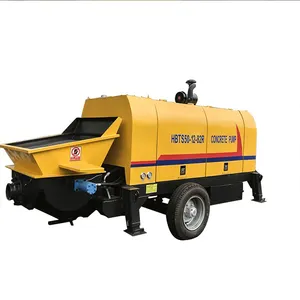 印度倾斜混凝土泵价格移动式小型柴油气动混凝土管线泵出售