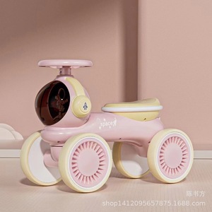 Children's Four Wheeler Balance Bike 1-3 Years Old With Lights And Music Push Operated Toddler Walker - Product Image 4