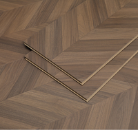 Revêtement de sol SPC en vinyle à clipser, motif chevron, écologique, antidérapant, 4 mm, 5 mm, 8 mm, résistant à l'eau, pour intérieur, style moderne