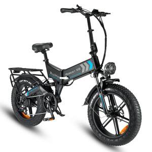 X8: Bicicleta eléctrica plegable de neumático grueso Ruihe 20 pulgadas 250W 500W 1000W ebike plegable e-bike batería oculta 20 pulgadas ebike plegable - Product Image 6