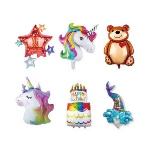 Globo de Aluminio con Diseño de Feliz Cumpleaños para Fiestas Infantiles y Decoraciones de Bodas - Product Image 4