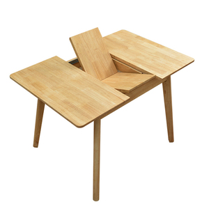 Mesa de Comedor de Madera Maciza de Roble de Hebei <span class=keywords><strong>Mingshuai</strong></span>, Mesa Rectangular de Diseño Creativo, Económica y Sencilla - Product Image 6