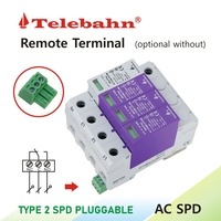 Parafoudre AC SPD T2 60kA 275V 3P+N pour basse tension Modèle BT PCM60 275 RM/3+N Certifié CE IP20