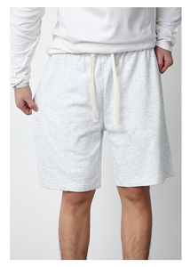 MTR3338 Pantaloncini Streetwear Personalizzati in Misto Cotone con Coulisse in French Terry, Taglie Forti da Uomo - Product Image 6