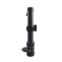 Lunette tactique 1-8x28IR SFP 1000G résistante aux chocs, étanche IPX7 avec lumières rouges et vertes