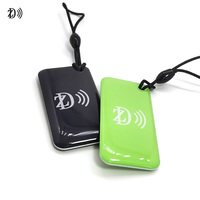 Porte-clés NFC époxy personnalisé 13.56Mhz MIFARE DESfire EV3 programmable ISO1444 3A porte-clés de contrôle d'accès