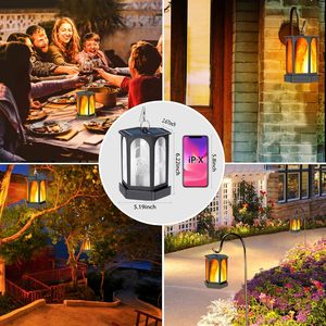 96 <b>LED</b> Solar Lawn Lamp 350LM Super Bright Flickering Dancing <b>Fire</b> Flame Light IP65 Waterproof Garden Landscape Light - Product Image 4