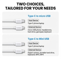 Kabel Data USB 2.0 Tipe-C Pengisian Cepat dengan Selubung PVC Kecepatan Transfer 480 Mbps untuk Ponsel dan Laptop