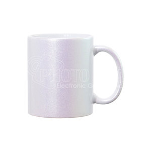 11 Onzas Tazas de Cerámica ORCA Coatings para Sublimación, Personalizables, con Pintura Iridiscente y Purpurina - Product Image 1