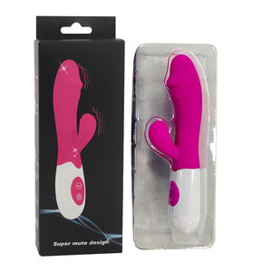 Baterai AAA tipe Pink ungu biru dua motor stimulasi Dildo Vibrator kelinci DI Dubai Arab Saudi - Product Image 4