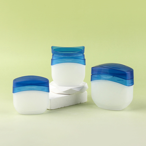 Pot en plastique vide pour crème cosmétique et soins personnels, 50g 100g, avec logo personnalisé, pot à <span class=keywords><strong>vaseline</strong></span>, logo client - Product Image 6