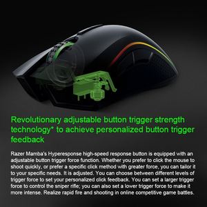 <span class=keywords><strong>Razer</strong></span> <span class=keywords><strong>Mamba</strong></span>-ratón inalámbrico con cable y modos duales, dispositivo con 9 teclas programables, 16000 DPI, superventas - Product Image 4