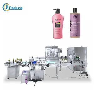 Automatic 1L 2L 5L Washing Liquid Soap Filling Machine With Capping And Labeling Machines