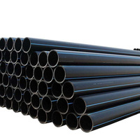 Pn8 Pn10 16 bar Dn100 Dn150 Dn225 Dn710 Dn 200 160mm 20 pouces Hdpe Pipe Tubes Pe Pipe pour l'alimentation en eau