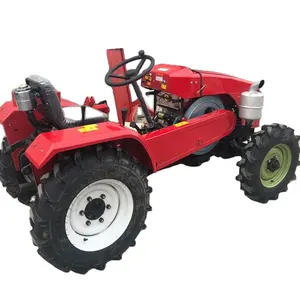 Tarım makineleri YTO 754 75HP 4WD çiftlik traktörü ile ön uç yükleyici