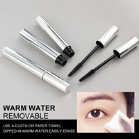 Mascara volumateur et allongeant végétalien sans cruauté à l'eau chaude amovible sans amas marque privée 2025 avec logo personnalisé