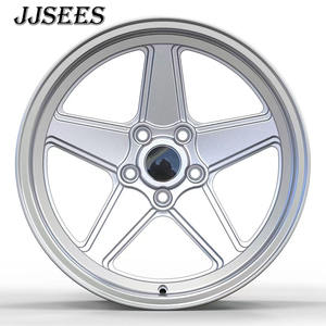 JJSEES Venta caliente Deep Convace Wheel Five Spoke 18 19 20 22 24 pulgadas llantas 5x5x120 112 5x114,3 ruedas para Mercedes C6 <span class=keywords><strong>Bmw</strong></span> <span class=keywords><strong>M3</strong></span> M4 - Product Image 1