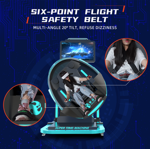 Simulador de juegos de realidad virtual para interiores, parque de atracciones, máquina de juegos 9D Vr, silla Vr - Product Image 5