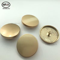 Grand bouton pression personnalisé en métal doré, rose, perle, champignon, pour coudre