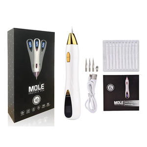 Pena Penghapus Tato dan Flek Multifungsi dengan Pengisian Daya USB, Layar LCD, 10 Lampu Tanpa Sambungan untuk Pemindaian Tahi Lalat, Pena Kecantikan - Product Image 1