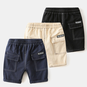 Pantalones Cortos Cargo de Algodón Policromados de Verano para Niños, Estilo Nuevo, con Bolsillos, de Proveedor Chino - Product Image 4