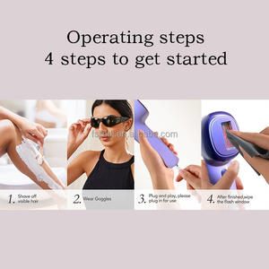 Miglior Mini uso domestico palmare IPL epilatore epilatore rasoio occhiali quasi indolore a lunga durata corpo di raffreddamento del ghiaccio permanente - Product Image 5