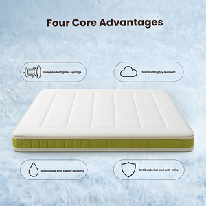 Orthopedic Hybrid Pocket Spring Memory Foam <b>Mattress</b> Full Queen Size Medium Firm Spine Support Home Hotel - Product Image 5