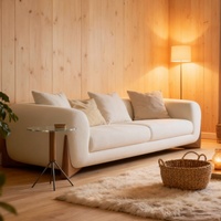 Fauteuil Sectionnel Modulable Convertible Haut de Gamme en Bois Massif Tissu Minimaliste pour Hôtels, Appartements, Salons et Hôpitaux
