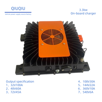 Chargeur OBC 3,3 kW 48 V 60 V 72 V pour batteries Lithium Li-ion LiFePO4 Plomb-acide NMC avec étiquette personnalisée