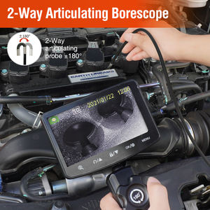Endoscópio Industrial QBH 6mm/8mm com Articulação Bidirecional e LED, Câmera de Vídeo com Direção de 360 Graus para Motor de Carro e Tubulações - Product Image 4
