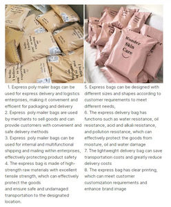 Sacs de courrier en plastique d'expédition de vêtements bon marché Sac d'expédition Biologish personnalisé - Product Image 5