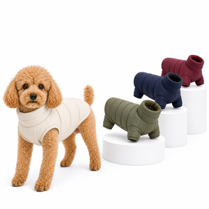 High <b>Collar</b> Quilted Two Leg Dog Coat dog outfitspet clothes oem pet clothes Windproof Warm Pet Winter Jacket - Product Image 1