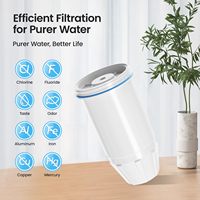 Filtro de Agua de Repuesto para Jarra Zero ZR-001 ZR-004 ZP-006 ZR 017 ZR-008, Filtro Multietapa